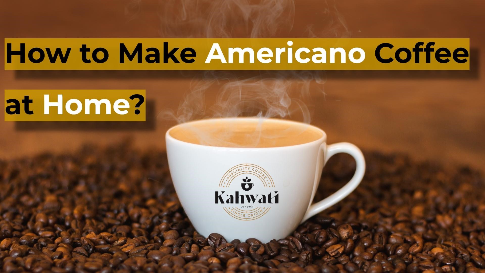 How to Make Americano Coffee at Home