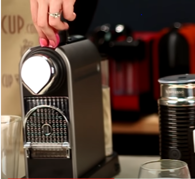 preparing espresso shot using your Nespresso machine